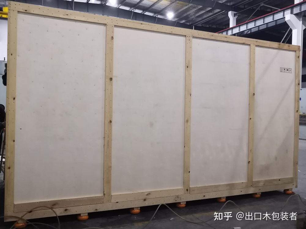 天津客户制作木包装箱